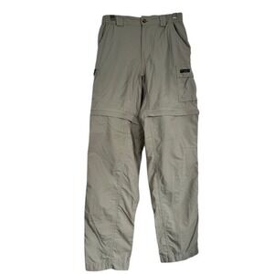 Columbia GRT Womens Convertible Hiking Pants Khaki Tan Omni-Dry Packable Cargo